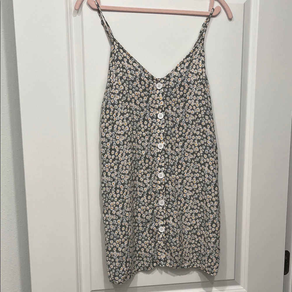 Floral Button-Down Dress